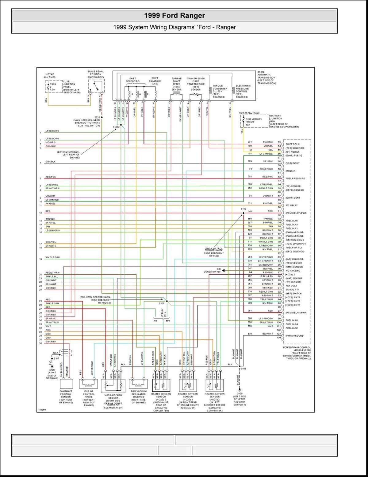 Wiring Diagram For Ford Ranger Radio